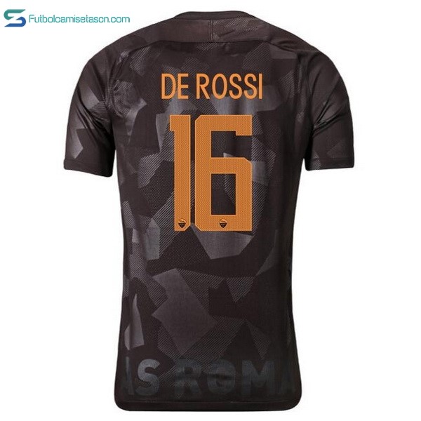 Camiseta AS Roma 3ª De Rossi 2017/18